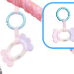 KX5873 Mata Edukacyjna Kojec Basen z piłeczkami różowa 6