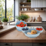 Naczynia-silikonowe-dla-dzieci-niemowlat-krab-zestaw-9-elementow-niebieskie-176344