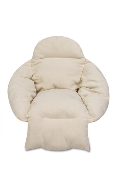 LUARO cushion for stork's nest hanging swing XXL ecru