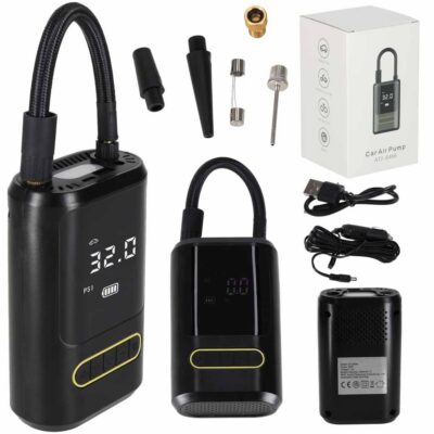 Электрический велосипедный насос автомобиля powerbank USB