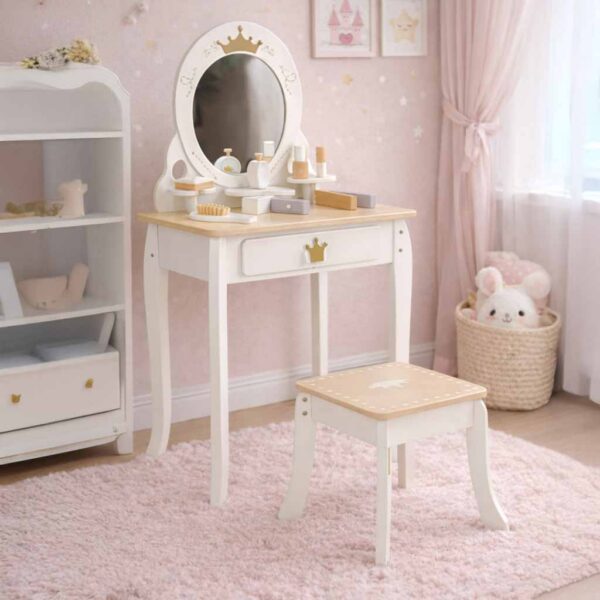 Toaletka-drewniana-dla-dziewczynki-LULILO-Bella-lustro-taboret-akcesoria-183000 Toaletka-drewniana-dla-dziewczynki-LULILO-Bella-lustro-taboret-akcesoria-183000