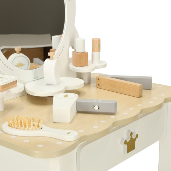 Toaletka-drewniana-dla-dziewczynki-z-lustrem-siedziskiem-i-akcesoriami-LULILO-Bella-157260 Toaletka-drewniana-dla-dziewczynki-z-lustrem-siedziskiem-i-akcesoriami-LULILO-Bella-157260