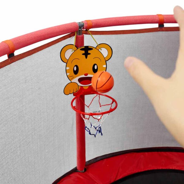 Trampolina-dla-dzieci-ogrodowa-siatka-pilki-koszykowka-155cm-czerwona-182695 Trampolina-dla-dzieci-ogrodowa-siatka-pilki-koszykowka-155cm-czerwona-182695