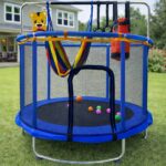 Trampolina-dla-dzieci-ogrodowa-siatka-pilki-koszykowka-155cm-niebieska-182689