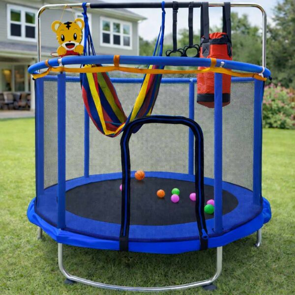 Trampolina-dla-dzieci-ogrodowa-siatka-pilki-koszykowka-155cm-niebieska-182689 Trampolina-dla-dzieci-ogrodowa-siatka-pilki-koszykowka-155cm-niebieska-182689