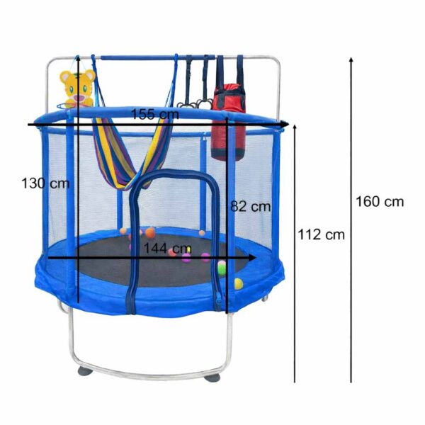 Trampolina-dla-dzieci-ogrodowa-siatka-pilki-koszykowka-155cm-niebieska-182690 Trampolina-dla-dzieci-ogrodowa-siatka-pilki-koszykowka-155cm-niebieska-182690