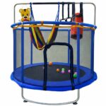 Trampolina-dla-dzieci-ogrodowa-siatka-pilki-koszykowka-155cm-niebieska-182706