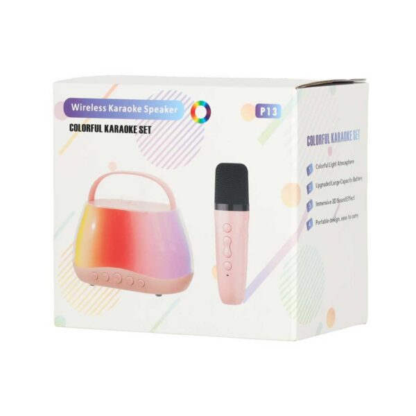 Zestaw-do-karaoke-glosnik-Bluetooth-LED-RGB-2-mikrofony-USB-182239 Zestaw-do-karaoke-glosnik-Bluetooth-LED-RGB-2-mikrofony-USB-182239