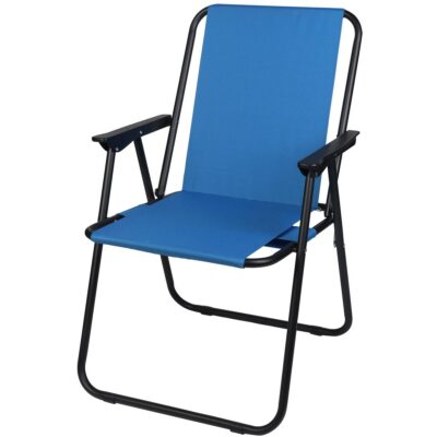 TURISTIC CHAIR WITH SEATS 52x44x75CM FOLDING BLUE