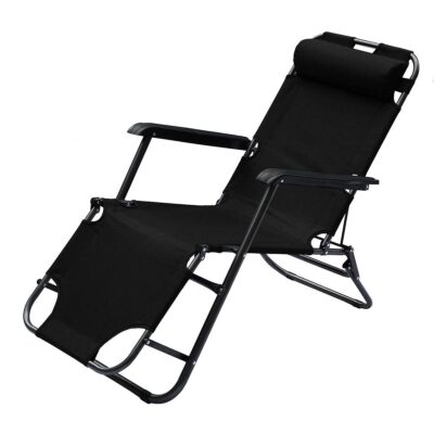 LEVEL MULTI-POSITION CHAIR WITH HEADREST BLACK