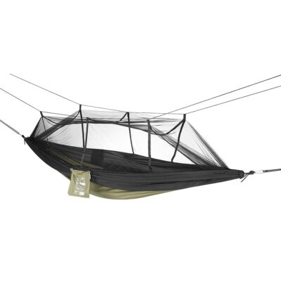 TOURIST HAMMOCK 2 PERSON 270X140CM WITH MOSQUITO NET GREEN
