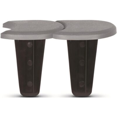 EDGE GARDEN PALISADE FLAT DOUBLE CUBE 3,8 M STONE GREY