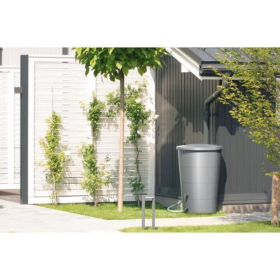 RAINWATER TANK SMOOTH 160L ANTHRACITE