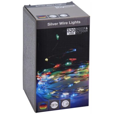 WIRE LIGHTS GARLAND 320 LED MULTICOLOR