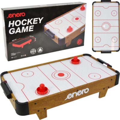 AIR HOCKEY GAME TABLE 60x32.5x14CM WOODEN ENERO