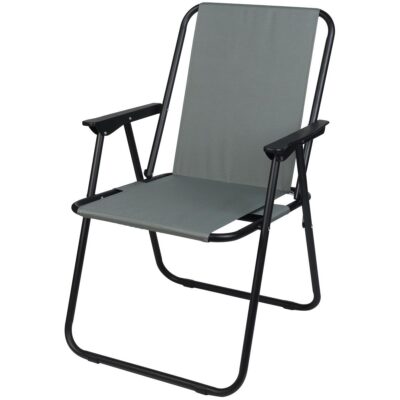 TOURIST CHAIR WITH SEATS 52x44x75CM FOLDING GRAY