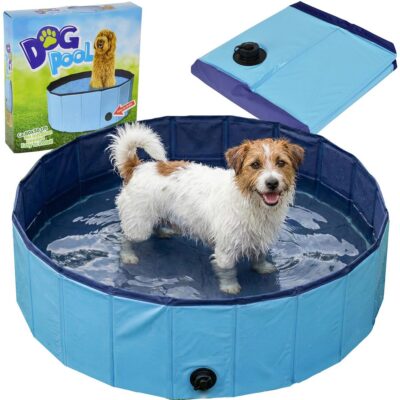 СКЛАДНОЙ САДОВЫЙ БАССЕЙН ДЛЯ СОБАК 80Х30СМ СИНИЙ MAXXPRO