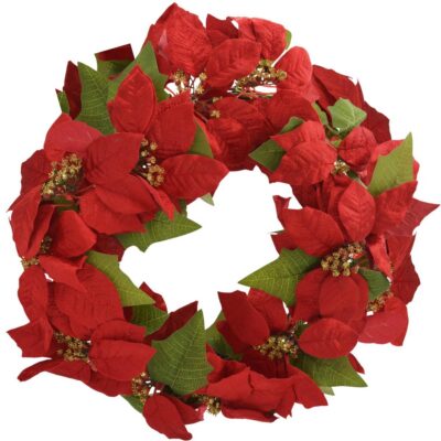 DECORATIVE GARLAND 45 CM POINSETTIA