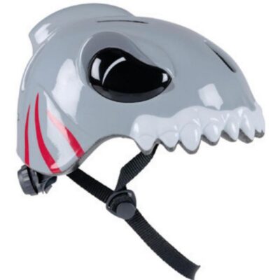 CHILDREN'S ADJUSTABLE BICYCLE HELMET NO FEAR R. (48-52CM) SHARK GRAY