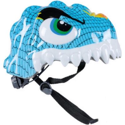 CHILDREN'S ADJUSTABLE BICYCLE HELMET NO FEAR R. (48-52CM) DRAGON BLUE