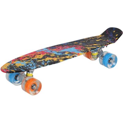 PLASTIC SKATEBOARD 22 INCH ENERO GRAFFITI LED 1030845