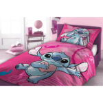 posciel-bawelna-100x135-40x60-lilo-i-stitch-roz