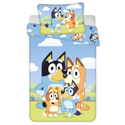 Хлопковое постельное белье 100x135 + 40x60 Bluey