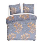 Blank white bed mock up, top view isolated on white background.