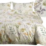 Realistic bed set mockup displaying a stylish bedding collection