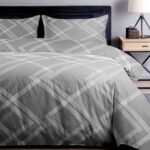 Realistic bed set mockup displaying a stylish bedding collection