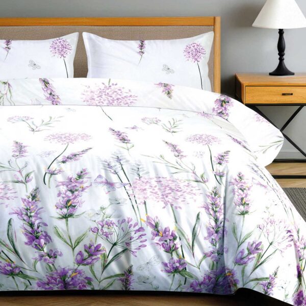 Realistic bed set mockup displaying a stylish bedding collection Realistic bed set mockup displaying a stylish bedding collection