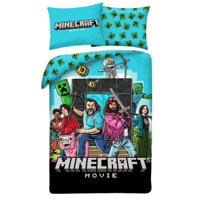 Постельное белье из микрофибры 140x200+1p70x90 Minecraft Move