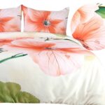 White bedroom interior with thoughtfully arranged furniture. AI