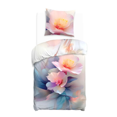 Пододеяльник из хлопкового сатина 12423/140x200+1 простыня70x80 SATINLOVE PREMIUM