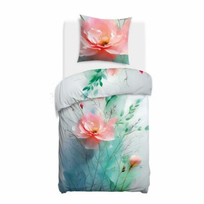 Постельное белье из хлопкового сатина 12424/140x200+1 простыня70x80 SATINLOVE PREMIUM