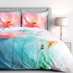 Elegant grey bedroom interior