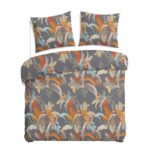 Blank white bed mock up, top view isolated on white background.