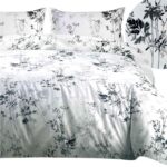 Realistic bed set mockup displaying a stylish bedding collection