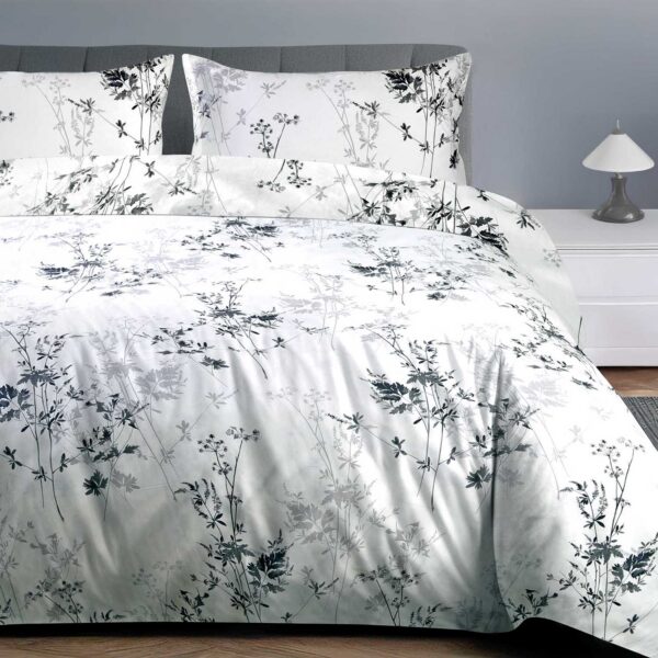 Realistic bed set mockup displaying a stylish bedding collection Realistic bed set mockup displaying a stylish bedding collection