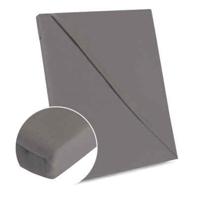 Хлопковая простыня Бледно-серый/037/205x220