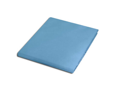 Cotton satin sheet blue 009/160x220
