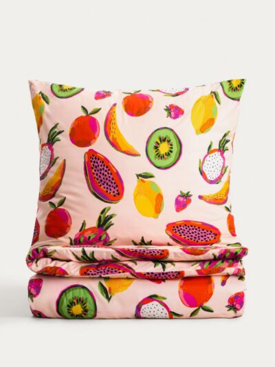 Pościel | FRUTTI | z mikrofibry w owoce | 160x200 + 2*70x80 cm | 767180