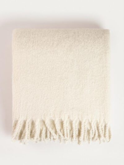 Одеяло | TAIN | экрю с добавлением шерсти | 150x200 см | 750984