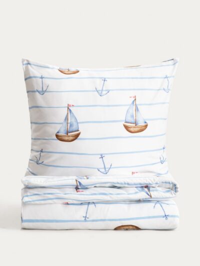 Pościel | EC ISLA | z mikrofibry w żaglówki | 220x200 + 2*70x80 cm | 767227