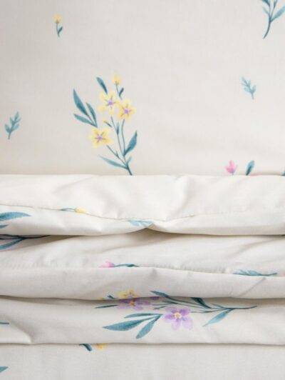 Pościel | FLORAL DREAM | z mikrofibry w kwiaty | 220x200 + 2*70x80 cm | 767746