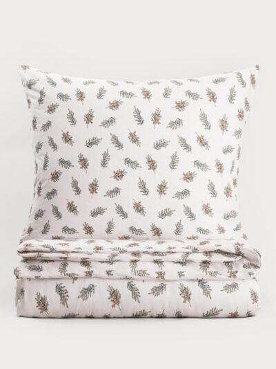 Bedding | RAMOSCELLI | white in festive print | 220x200cm + 2 x 70x80cm | 753336