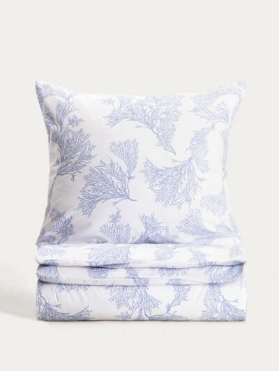 Pościel | CORAL | bawełniana ze wzorem | 220x200 + 2*70x80 см | 768750