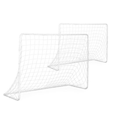 Set of Two Football Goals with Net 180x122 cm MultiGarden