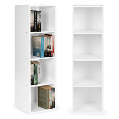 Modern Shelf Cabinet White 4 Shelves Loft ModernHome