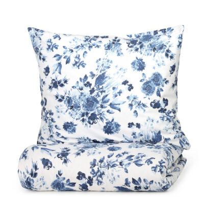 Постельное белье | SORLI | хлопок в голубых цветах | 135x200 + 1*80x80 см | 712562